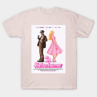 Mr. & Mrs. Barbenheimer (movie poster) T-Shirt